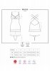 Obsessive 860-CHE-1 koszulka i stringi czarna  M/L
